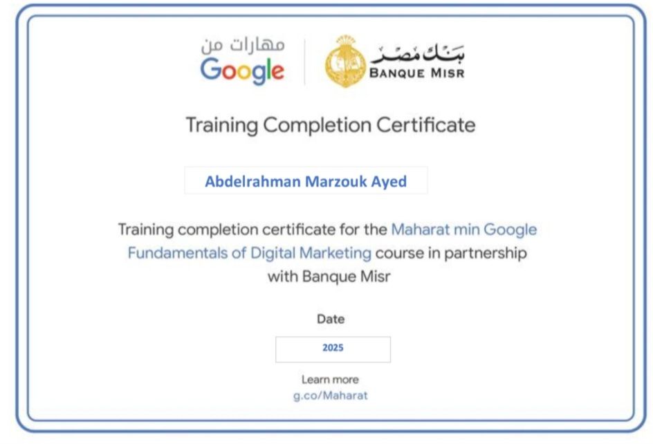 Fundamentals of Digital Marketing