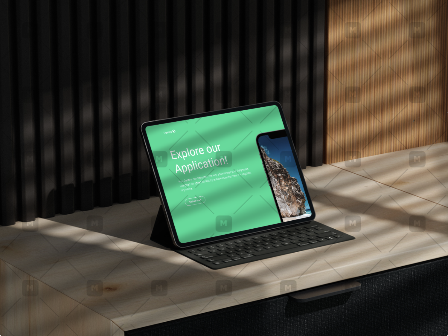 Destiny App Landing Page (Bootstrap) preview